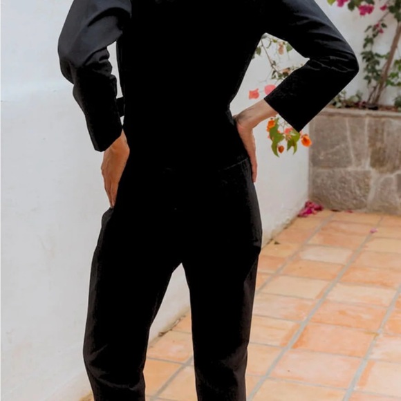 Horses Atelier Belted Field Suit in Black - Picture 2 of 2